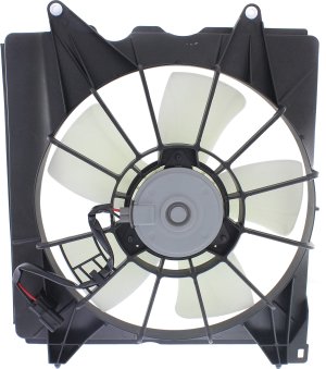 Radiator Fan Assembly for Acura TSX 2009-2014, Left (Driver) Side, 2.4L Engine, Replacement