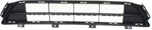 Front Bumper Grille for Acura MDX 2014-2016, Textured, Front Wheel Drive (FWD), Without Towing Package, Replacement