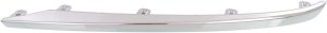 Front Bumper Molding Chrome, Outer Right (Passenger) for Acura TLX 2015-2017, Replacement