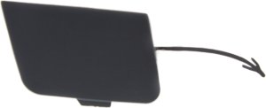 Front Bumper Tow Hook Cover for Audi A3 2006-2008, Primed (Ready to Paint), without Sport Package, Replacement