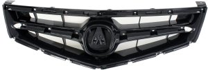 Painted Black Grille for Acura TSX 2006-2008, Replacement