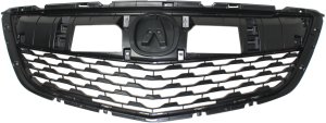 Grille for Acura MDX 2014-2016, Paintable Shell and Insert, Replacement