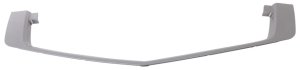 Lower Grille Molding for Acura TSX Sedan 2009-2010, Painted-Silver, ABS, Replacement