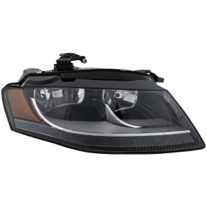 Headlight Assembly for Audi A4 2009-2012, Right (Passenger), Halogen, Sedan/Wagon, Replacement