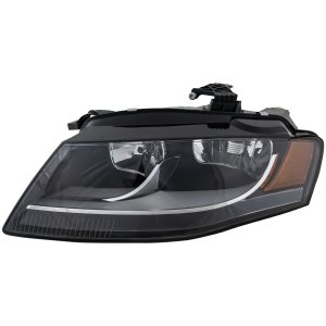 Headlight Assembly for Audi A4 2009-2012 Sedan/Wagon, Left (Driver), Halogen Light, Replacement