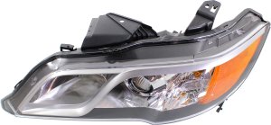 Headlight for Acura RDX 2013-2015 Left (Driver), Lens and Housing, Xenon, without HID Kit, Replacement