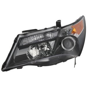 Headlight Lens and Housing for Acura MDX 2010-2013, Left (Driver), with Technology Package, Replacement