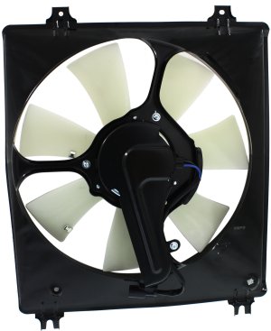 A/C Condenser Fan Assembly for Acura TL 2009-2014, Right (Passenger) Side, Single Fan, Fits 3.5L and 3.7L Engines, Replacement