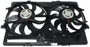 Radiator Fan Assembly for Audi A5 Quattro 2008-2017, Q5 2009-2017 without Control Module, Replacement