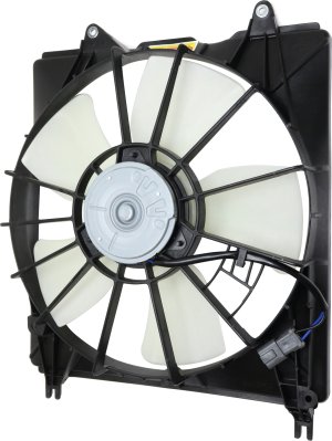 Radiator Fan Assembly for Acura RDX 2007-2009, Left (Driver) Side, Single Fan, Replacement