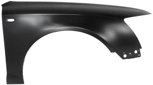 Front Fender for Audi A6/A6 Quatro 2005-2008, Right (Passenger), Primed (Ready to Paint), Aluminum, Replacement