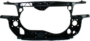 Radiator Support for Audi A4/A4 Quattro 2002-2005, Made of Plastic with Steel, Suitable for 6 Cylinder and 2.0 Liter Engine Models, Replacement