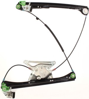 Front Window Regulator for Audi A4 1996-2002, Right (Passenger), Power, Without Motor, Replacement