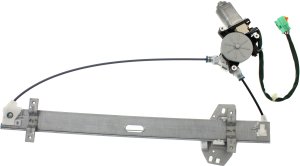 Power Front Window Regulator with Motor for Acura MDX 2003-2006, Left (Driver), 6-Pins, Replacement