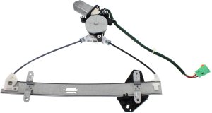 Front Window Regulator for Acura RSX 2002-2006, Left (Driver) Side, Power, with Motor, 6 Pins, Replacement