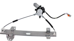 Power Front Window Regulator with Motor for Acura TL 1999-2001 Left (Driver), 4 Pins, Replacement