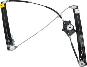 Front Window Regulator for Audi A4 2002-2008, Right (Passenger) Side, Power Operated, without Motor, Suitable for Sedan/Wagon, Replacement