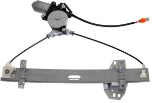 Power Rear Window Regulator with Motor for Acura MDX 2001-2006, Driver Side Left, 2-Pin Connection, Replacement