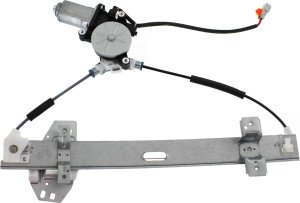Power Rear Window Regulator with Motor for Acura TL 1999-2003, Left (Driver), 2 Pins, Replacement