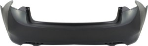 Rear Bumper Cover for Acura TSX Sedan, Base Model, 2009-2014, Primed (Ready to Paint), Replacement