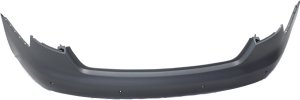Rear Bumper Cover for Audi A4/S4 2009-2012, Sedan, Primed (Ready to Paint), with S-Line Package, with Parking Aid Sensor Holes, Replacement