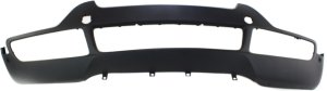 Front Bumper Cover for BMW X5 2007-2010, Textured Black, Without M Package, With Parking Distance Control Sensor Holes, Excludes M Model, Replacement