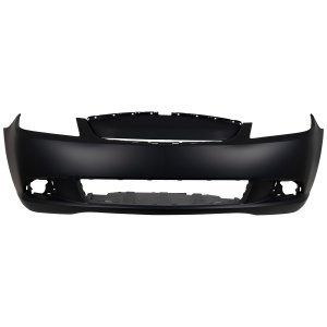 Front Bumper Cover for 2010-2013 Lacrosse/Allure, Primed (Ready to Paint), Without Parking Aid Sensor Holes, Replacement