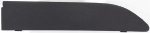 Front Bumper Tow Hook Cover for BMW X5 2000-2003, Left (Driver), Gray, Replacement