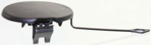 Front Tow Eye Cover for BMW M3 (1999-2006), Black, Replacement