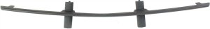 Front Bumper Grille for BMW 7-Series 2002-2005, Center Placement, Textured Black, Without Adaptive Cruise Control, Replacement Models: 745i, 745Li, 760i, 760Li