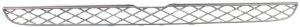 Front Bumper Grille for 2007-2013 BMW X5 / 2008-2014 X6, Silver Upper without M Package with Sport Package, Replacement