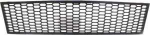 Front Bumper Grille for BMW 5-Series 2011-2016, Center Position, Textured Black, with M Package, without Active Cruise Control, Sedan Replacement