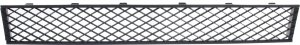 Front Bumper Grille for BMW 7-Series 2009-2012, Center, Textured, Without M Package and Active Cruise Control, Replacement