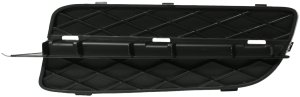 Front Bumper Grille for BMW X5 2007-2010, Lower Grid, Textured Black, Left (Driver) Side, without M Package, Replacement
