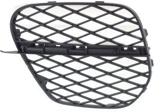 Front Bumper Grille Outer, Primed (Ready to Paint) for BMW X5 2011-2013, 35d/50i Models, Left (Driver), without M Package, Open Grille, Replacement