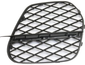 Front Bumper Grille for BMW X5 2011-2013 50i Model, Right (Passenger) Outer Open Grille, Primed (Ready to Paint), Without M Package, Replacement