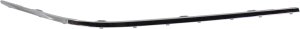 Front Bumper Molding for BMW 7-Series (2006-2008), Left (Driver) Outer Chrome Strip, Replacement - Fits 750i, 750Li, 760i, 760Li models.