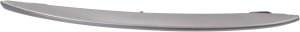 Front Bumper Molding for BMW 5-Series 2011-2013, Right (Passenger) Outer, Silver Grille Molding, Sedan without M Package, Replacement Models: 520i, 523i, 525i, 528i, 530i, 540i, 550i.