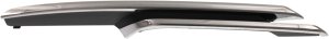 Front Bumper Molding, Chrome Grille Molding for BMW 3-Series (2012-2015), Right (Passenger) Side, Excluding M Sport Line, Luxury Line, Sedan/Wagon, Replacement - Compatible models: 320i, 328i, 335i, 340i.