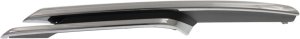 Front Bumper Molding for BMW 3-Series 2012-2015, Chrome, Grille Molding, Left (Driver), without M Sport Line, Luxury Line, Sedan/Wagon, Replacement Models: 320i, 328i, 335i, 340i