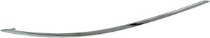 Front Bumper Molding for BMW 7-Series 2013-2015 Right (Passenger), Chrome, without M Package, Replacement Models: 740i, 740Li, 750i, 750Li, 760Li.
