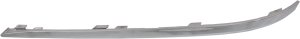 Front Bumper Molding for BMW 7-Series 2013-2015, Left (Driver) Side, Chrome, without M Package, Replacement