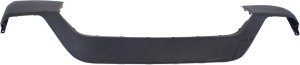 Front Lower Valance for BMW X3 2015-2017, Textured Cover Trim, without M Package, without Park Distance Control Sensor Holes, Replacement