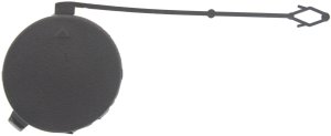 Front Bumper Tow Hook Cover for BMW X5 2007-2010, Right (Passenger) Side, Without M Package, Replacement