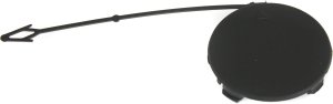 Front Bumper Tow Hook Cover for BMW X5 (2007-2010), Left (Driver) Side, without M Package, Replacement