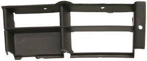 Front Bumper Outer Grille for BMW 5-Series 1997-2003, Left (Driver), Primed (Ready to Paint), Replacement - Fits 520i, 523i, 525i, 528i, 530i, 535i, 540i, M5.