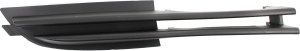 Front Bumper Grille for BMW 3-Series 2002-2005, Left (Driver), Black, Partial Grid, Sedan/Wagon, without Sport Package, Replacement Models: 320i, 325i, 330i.