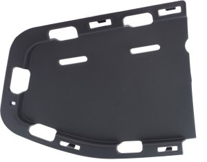Front Bumper Grille for BMW 4-Series (2014-2020), Left (Driver), Outer, Textured Black, with M Sport Package, Replacement Models: 428i, 430i, 435i, 440i.