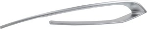 Front Bumper Grille Molding for BMW 5-Series 2014-2016, Right (Passenger), Chrome, Modern Line without M Sport Package, Sedan, Replacement Models: 518d, 520i, 520d, 525d, 528i, 530d, 535i, 535d, 550i.