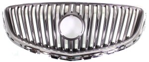 Chrome Grille for Buick Verano 2012-2017, without Emblem, Type 1 for 2015-2017 Models, Replacement